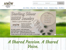 Tablet Screenshot of ancw.org